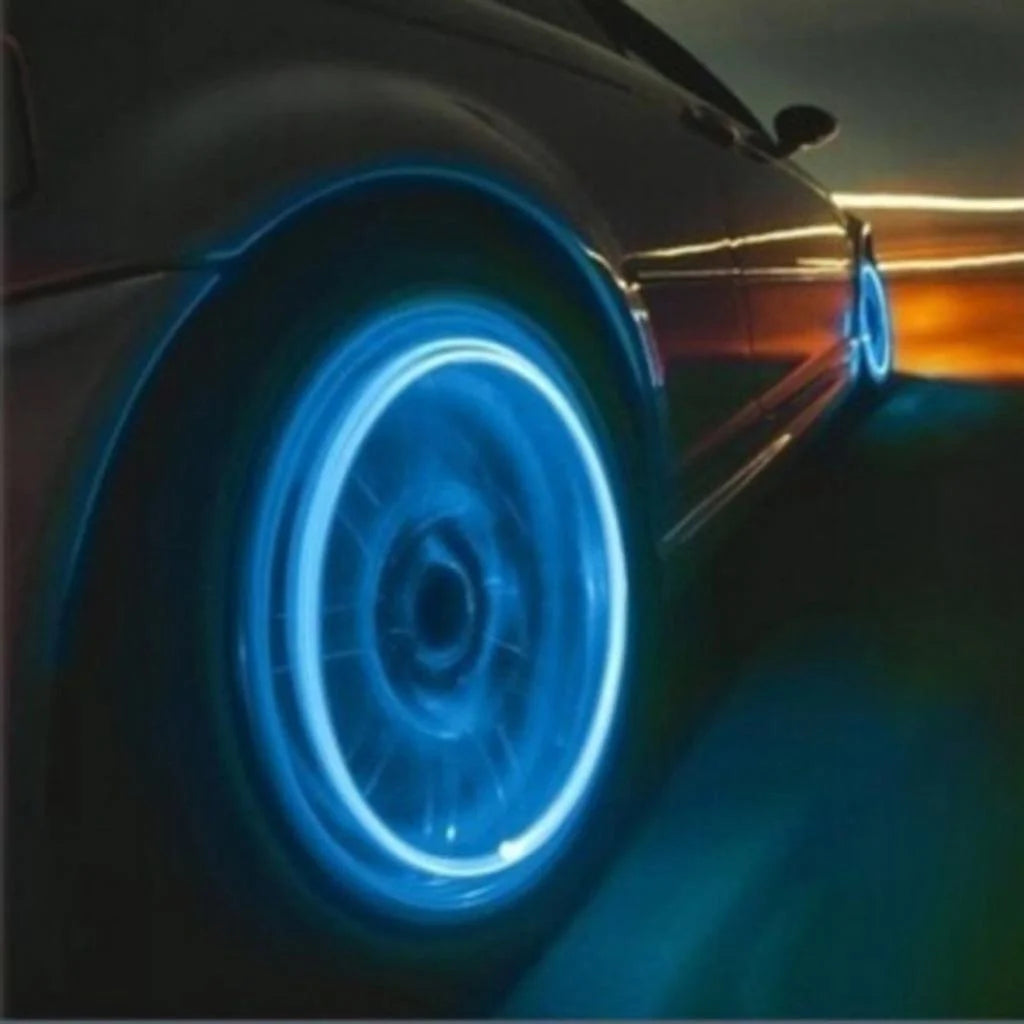 CRUCIAL Motion Activated LED Wheel Lights Suitable for Cars, Motorcycles, Bicycles