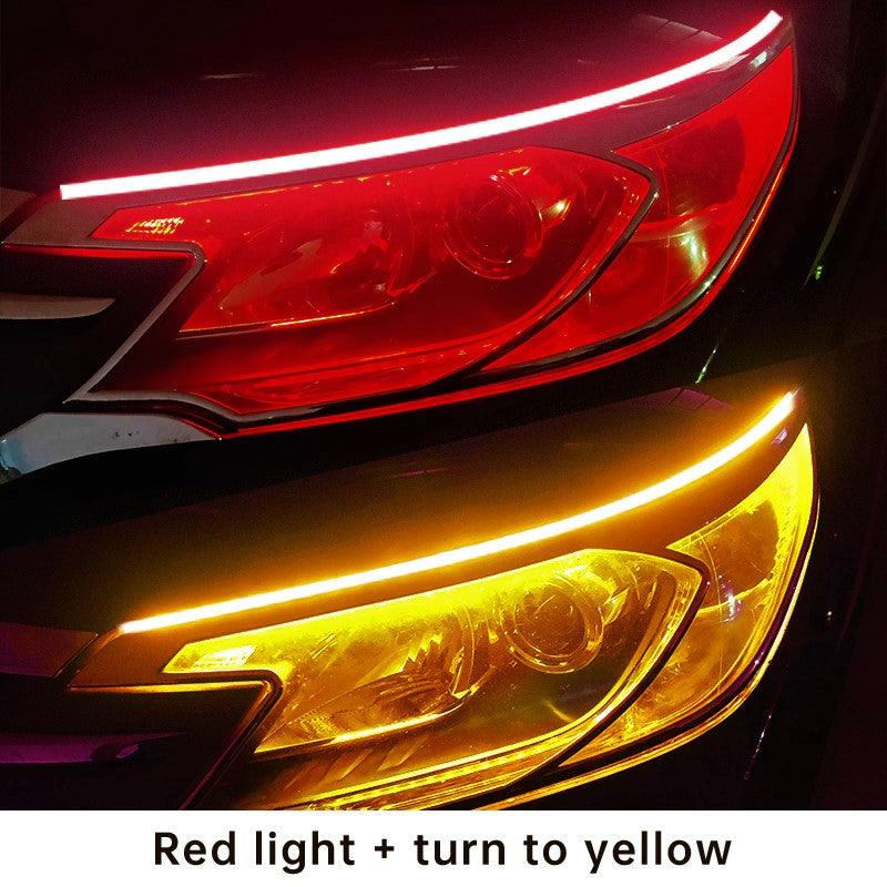 2 PCS Car LED DRL Turn Signal Light