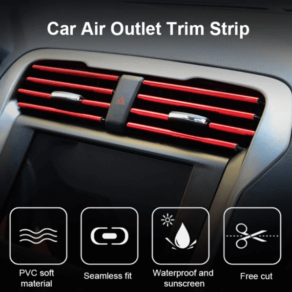 Car AC Decor Strip (10 PCS / PACK)