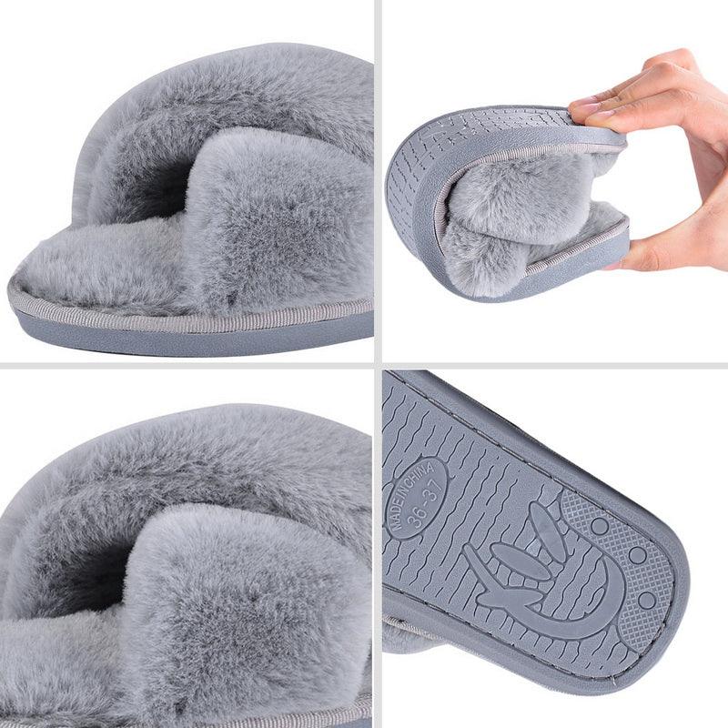 Faux Fur Slippers