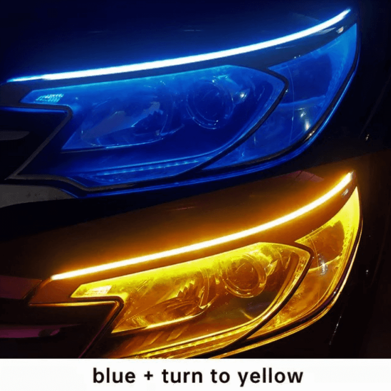 2 PCS Car LED DRL Turn Signal Light