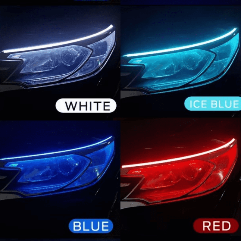 2 PCS Car LED DRL Turn Signal Light