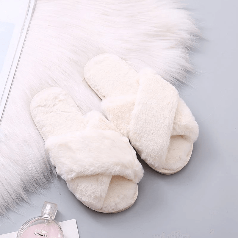 Faux Fur Slippers