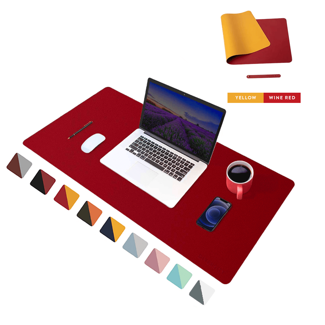 Double Sided Leather Desk Mat